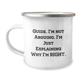 Funny Guide Gifts for Guide Lovers, Unique Camping Mug for Men, Women, Friends, Coworkers, Family, Christmas Unique Gifts from Friends - Image 1